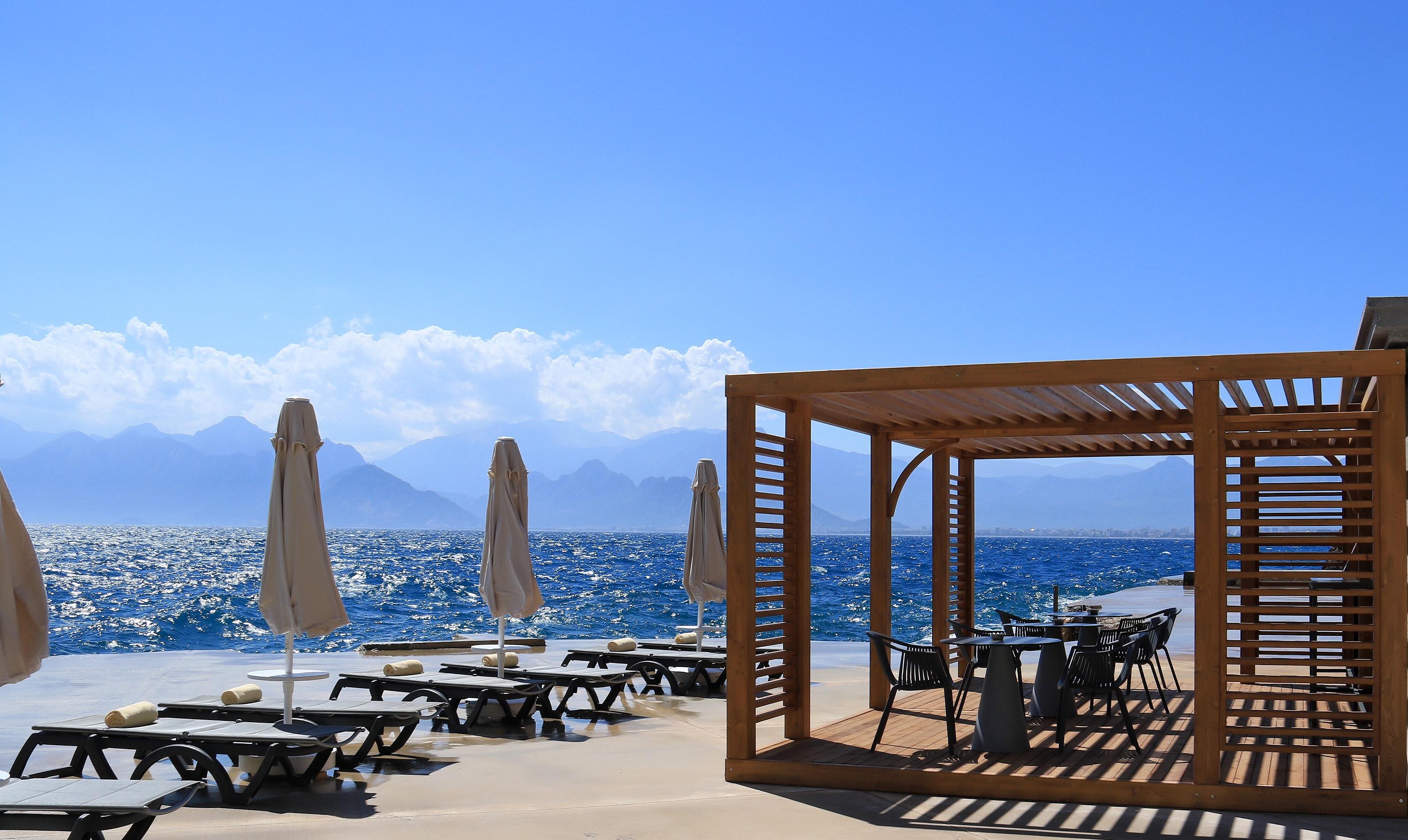 Akra Antalya Hotel Exterior photo Beach in Nikiti