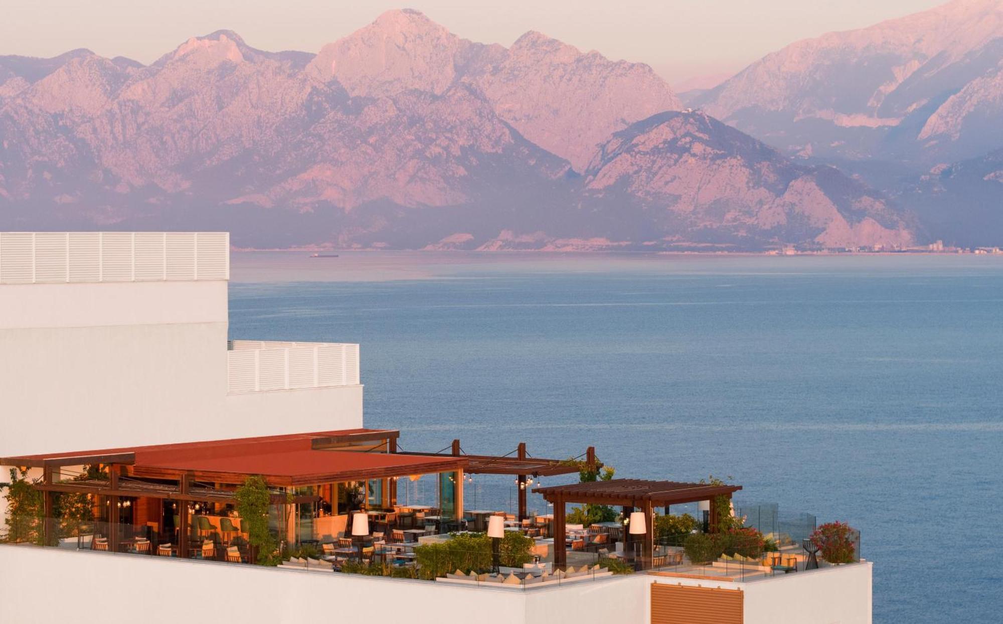 Akra Antalya Hotel Exterior photo View of the Dead Sea from the Dead Sea Spa Hotel